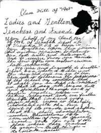 Graduation Scrapbook entry