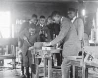 Students Learning Carpentry