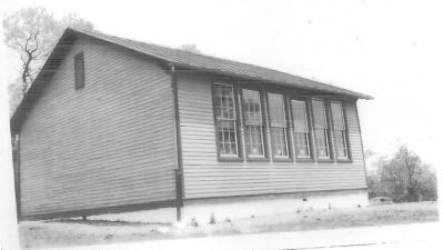 Flint Hill Rosenwald School - rear
Flint Hill Rosenwald School - rear, believed to be an insurance photo, courtesy of Rappahannock County High School
